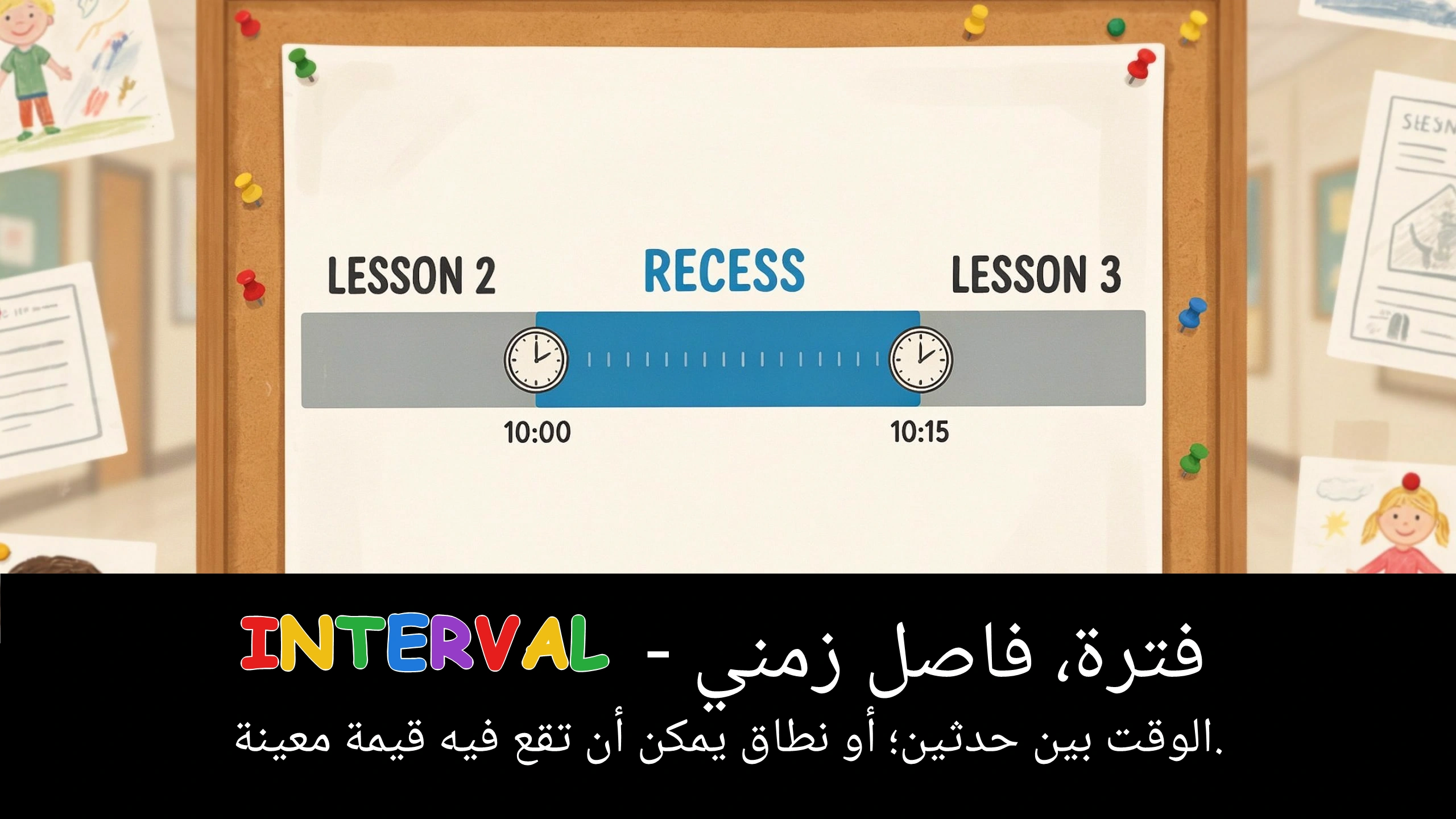 Arabic Illustration for interval